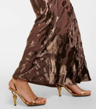 The Sei One-shoulder silk velvet gown