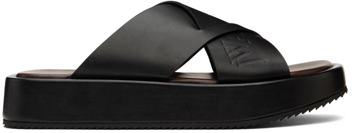 Photo: JW Anderson Black Platform Sandals