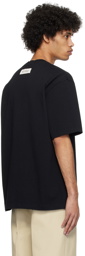 Róhe Black Oversized T-Shirt