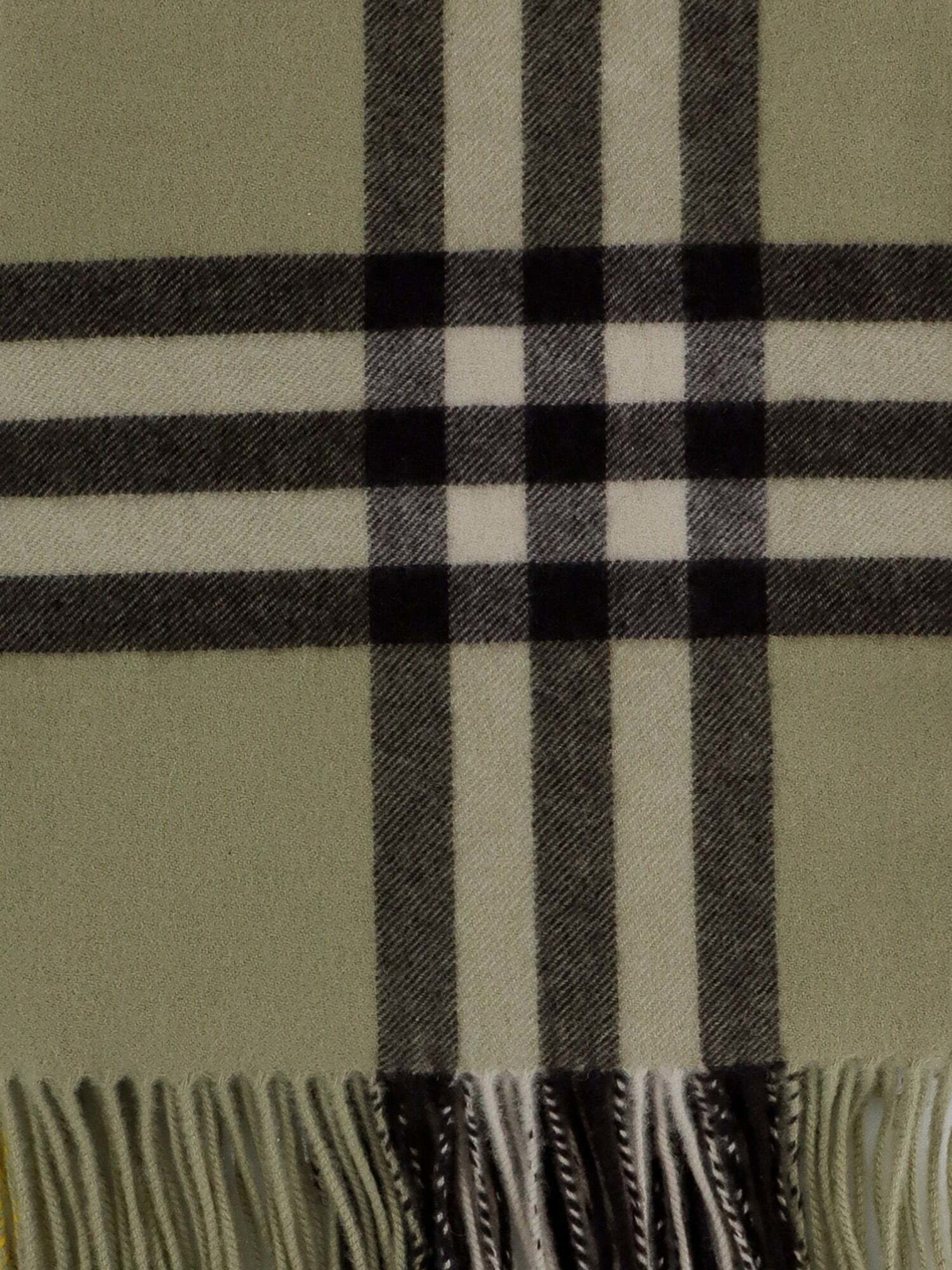 Burberry Scarf Green Mens Burberry