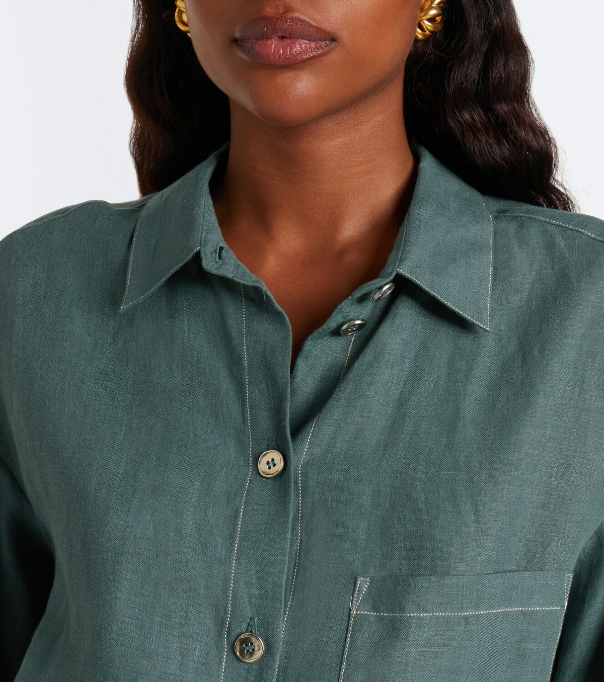 Eres Flashing linen shirt