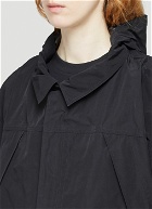 Dorico Hooded Parka Coat in Black