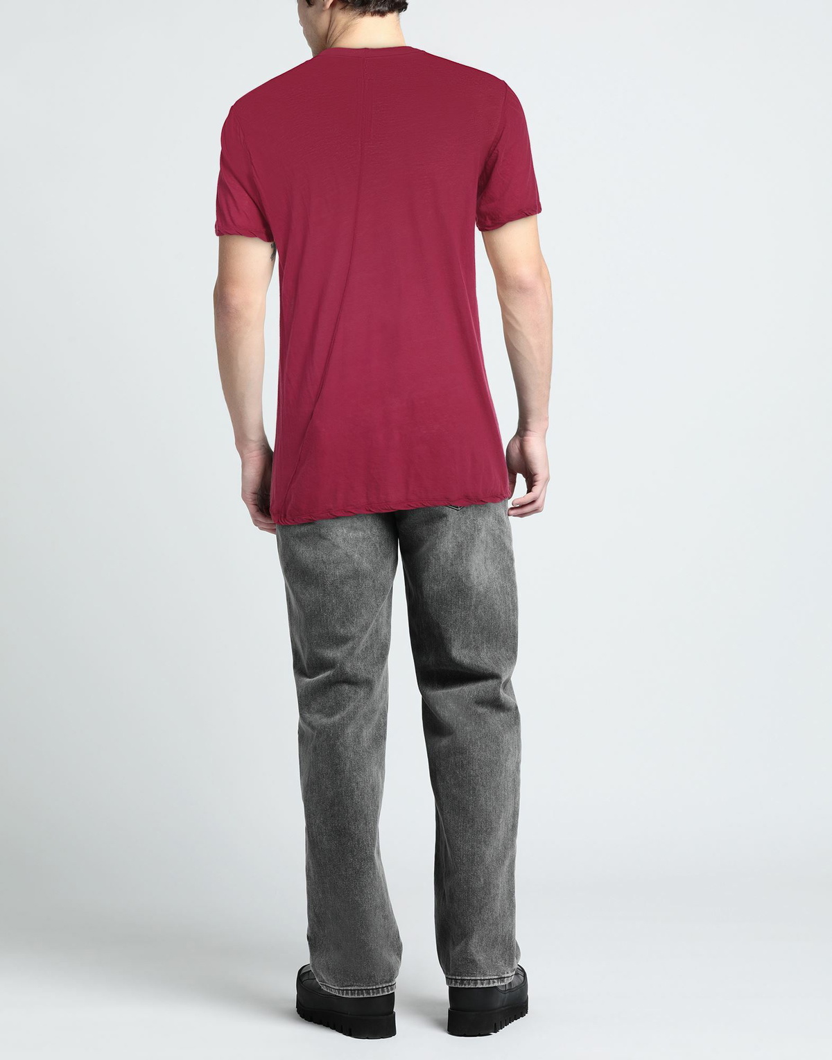 Rick Owens Mens T-shirt Garnet