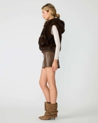 Steve Madden Sophee Vest Dresses in Brown