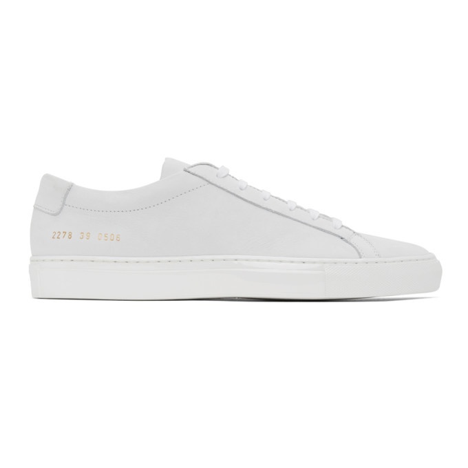 Photo: Common Projects White Nubuck Achilles Low Sneakers
