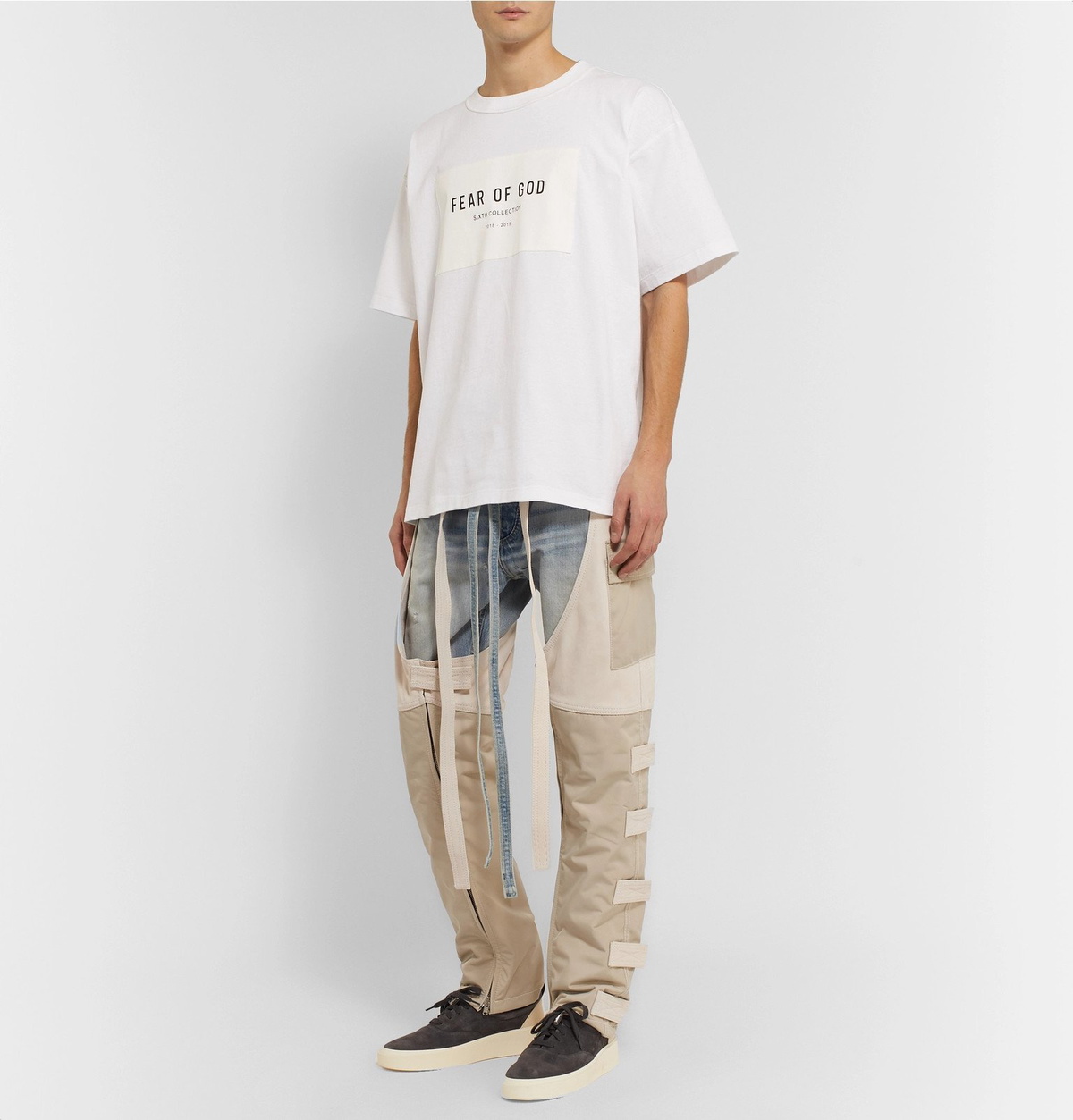 Fear of God - Shell-Trimmed Nubuck Chaps - Neutrals