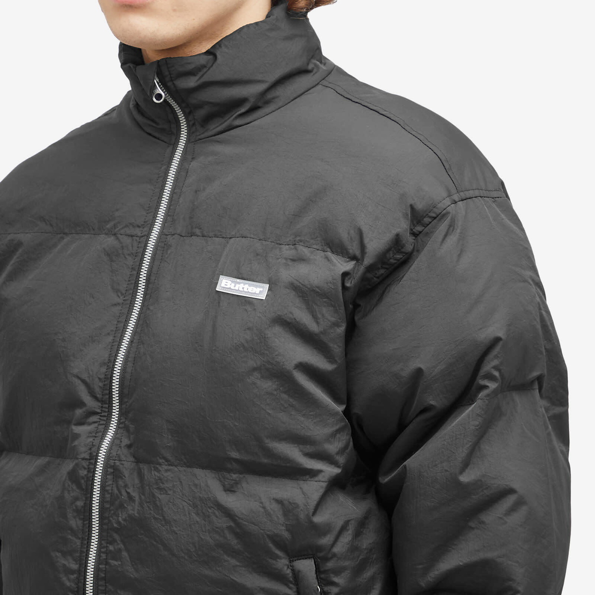 Butter Goods Men's Endure Puffer Jacket in Black Butter Goods