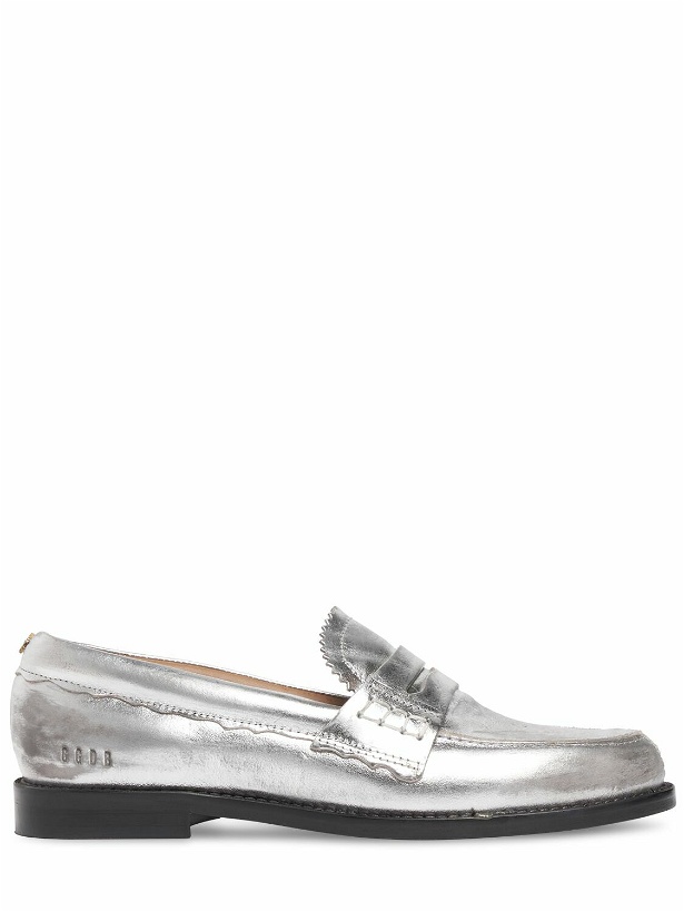Photo: GOLDEN GOOSE - 20mm Jerry Metallic Leather Loafers