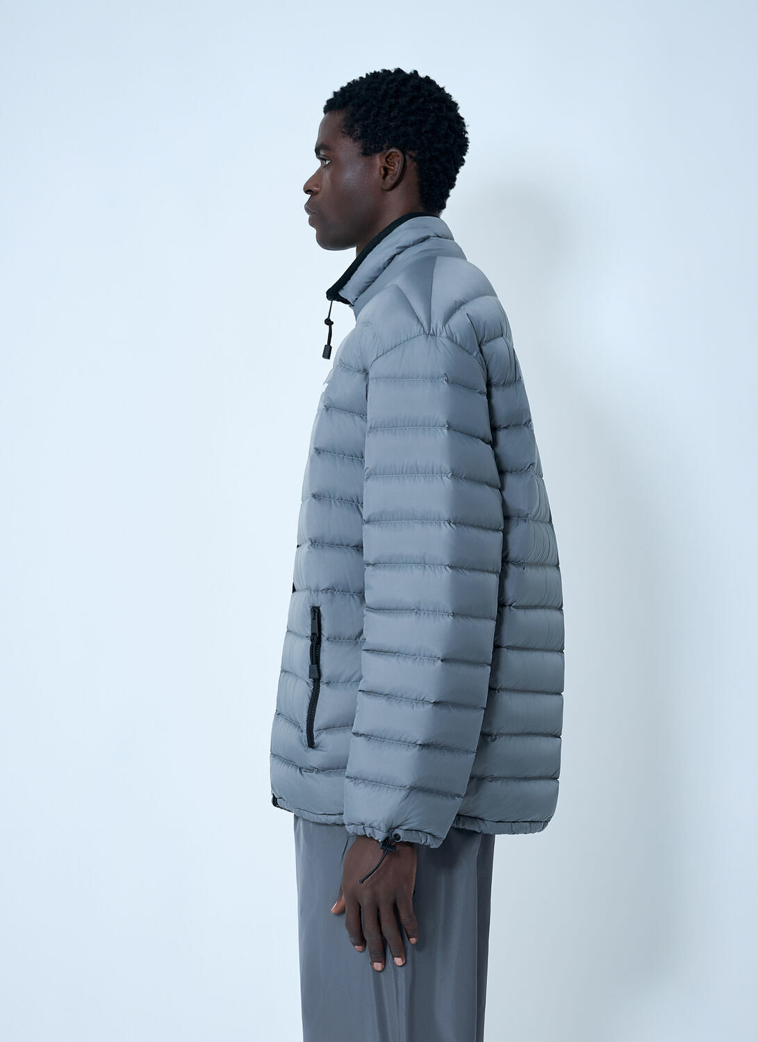 Miu Miu Lightweight Pongé Down Jacket