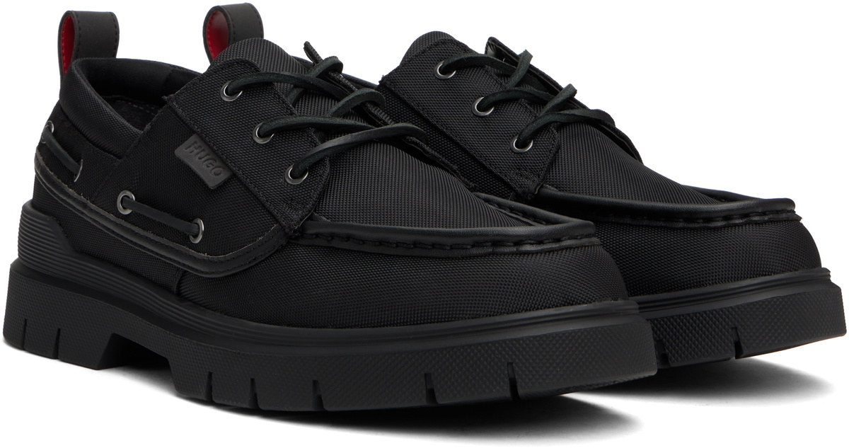 Hugo Black Canvas Boat Derbys