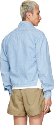 Sebastien Ami Blue Chambray Washed Cone Shirt