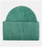 Off-White - Embroidered mohair wool-blend beanie