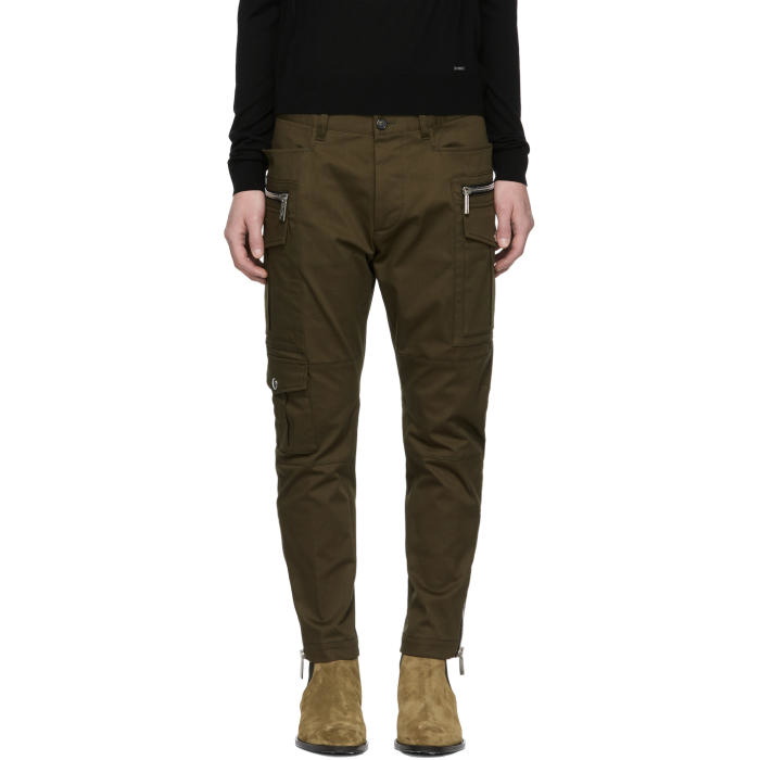 Photo: Dsquared2 Green Sexy Safari Cargo Pants 