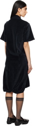 Kiko Kostadinov Navy Quasar Jersey Minidress