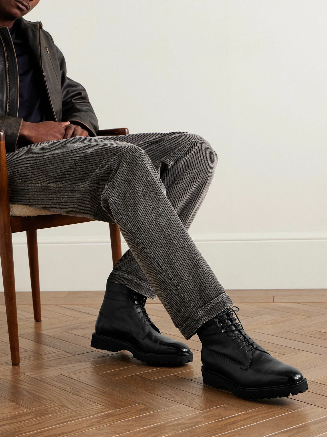 John Lobb - Alder Leather Boots - Black