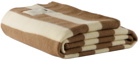 Tekla Beige & Brown Pure New Wool Blanket