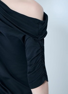 Jacquemus La Mini Robe Drapeado Mini Dress