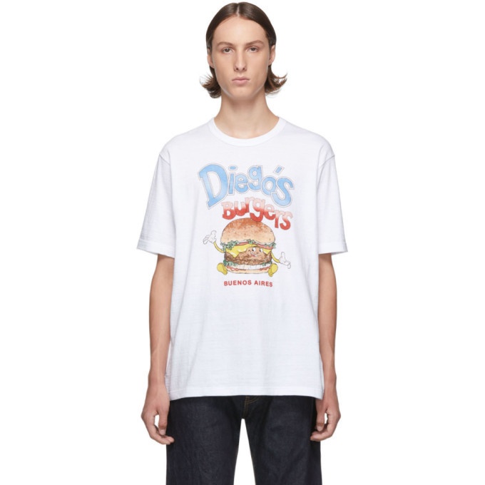 Photo: Junya Watanabe White Diegos Burgers T-Shirt