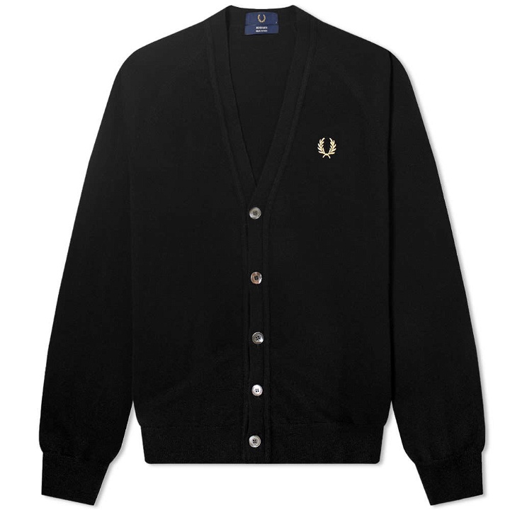 Photo: Fred Perry Reissues Lambswool Cardigan