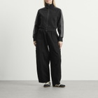 Adidas Women's Firebird Denim Tracktop in True Black Denim