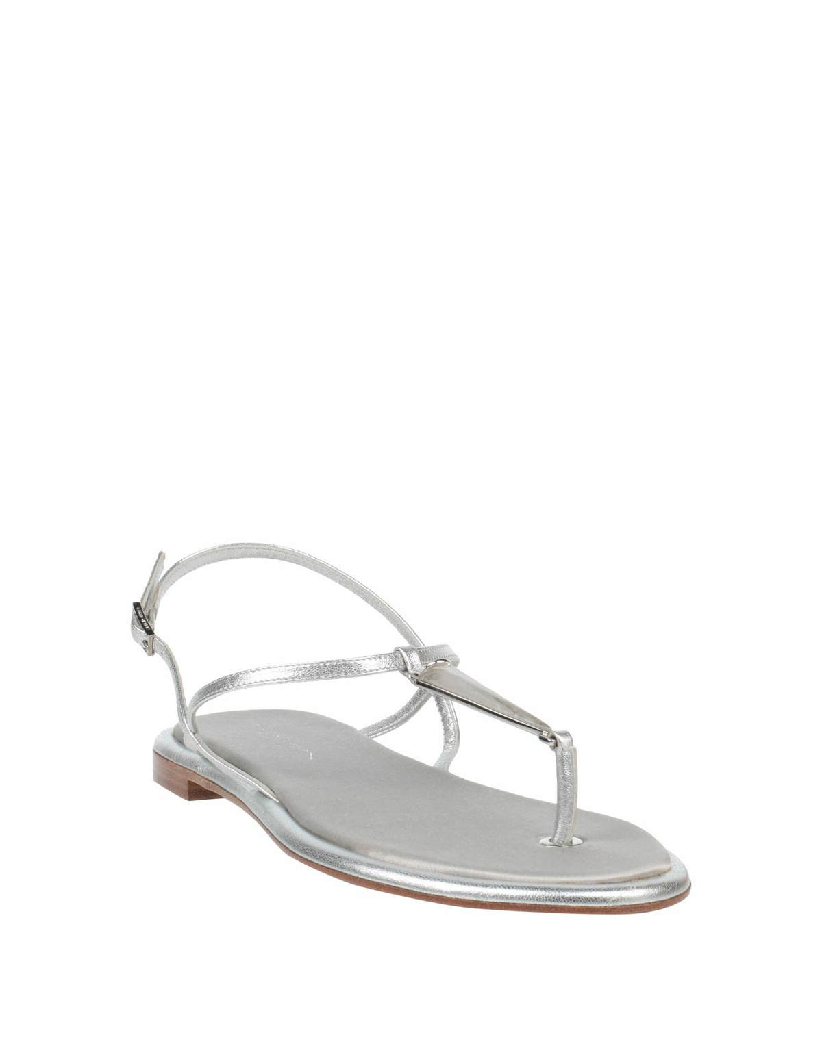 Giorgio Armani Womens Thong sandal in Silver