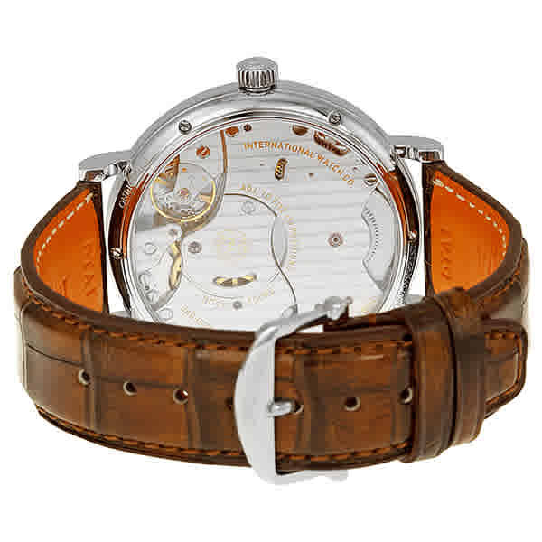 IWC Portofino Hand Wound Eight Days Silver Dial Mens Watch IW510103