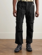 Nike - ACG Smith Summit Straight-Leg Convertible Shell Cargo Trousers - Black