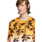 Saint Laurent Yellow Dip-Dye Palm Sweatshirt