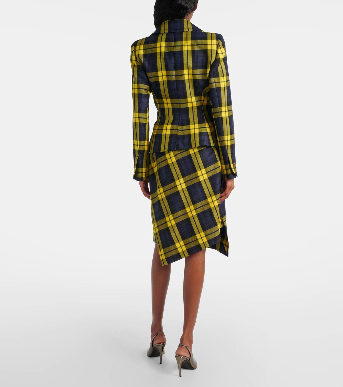 VIVIENNE WESTWOOD ジャケット 25 Plaid virgin wool 1065092 Vivienne Westwood Plaid virgin wool blazer Vivienne Westwood