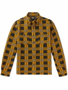 RRL - Checked Cotton-Flannel Shirt - Yellow