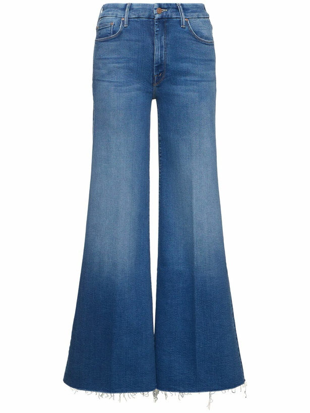 Photo: MOTHER The Roller Fray Mid Rise Wide Denim Jean