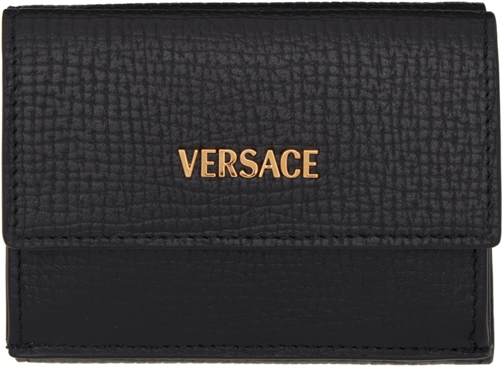 Photo: Versace Black 'Versace' Myth Trifold Wallet