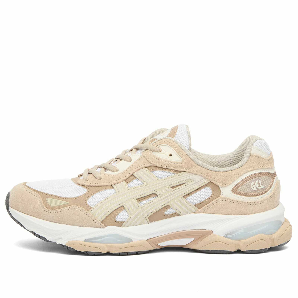 Asics Gel-Nyc 2 Sneakers in White/Feather Grey