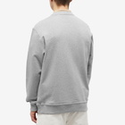 Burberry Men's Addiscombe Laurel Logo Crew Sweat in Pale Grey Melange