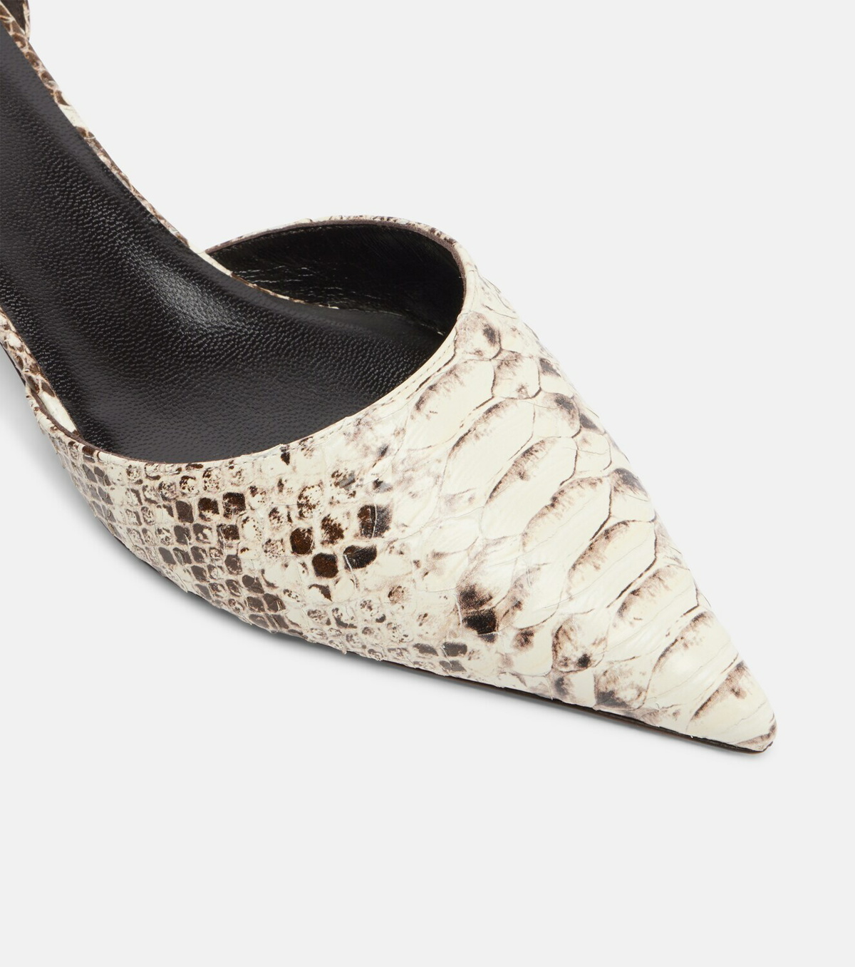 Le Monde Béryl Dakota snake-effect leather pumps