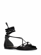 TOM FORD 10mm Viscose & Satin Lace-up Sandals