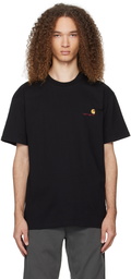 Carhartt Work In Progress Black American Script T-Shirt