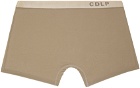 CDLP Three-Pack Khaki Boxer Briefs