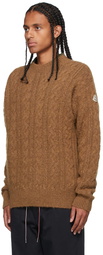 Moncler Tan Mohair & Alpaca Sweater