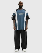 Martine Rose OVERSIZED PANELLED TEE Blue Mens Shortsleefe