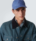 Loro Piana My Baseball logo denim baseball cap