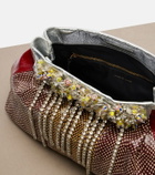 Dries Van Noten Blossom Small patent leather crossbody bag
