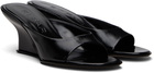 BY FAR Black Caroo Heeled Sandals