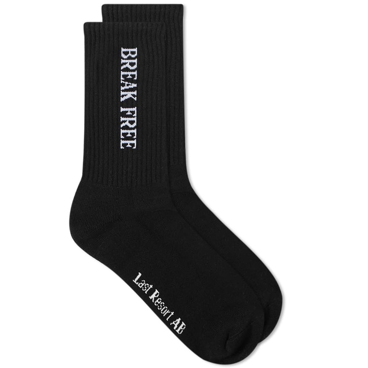 Photo: Last Resort AB Women's Last Resort Break Free Sock in Black