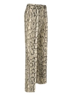 Dries Van Noten Python Print Pants