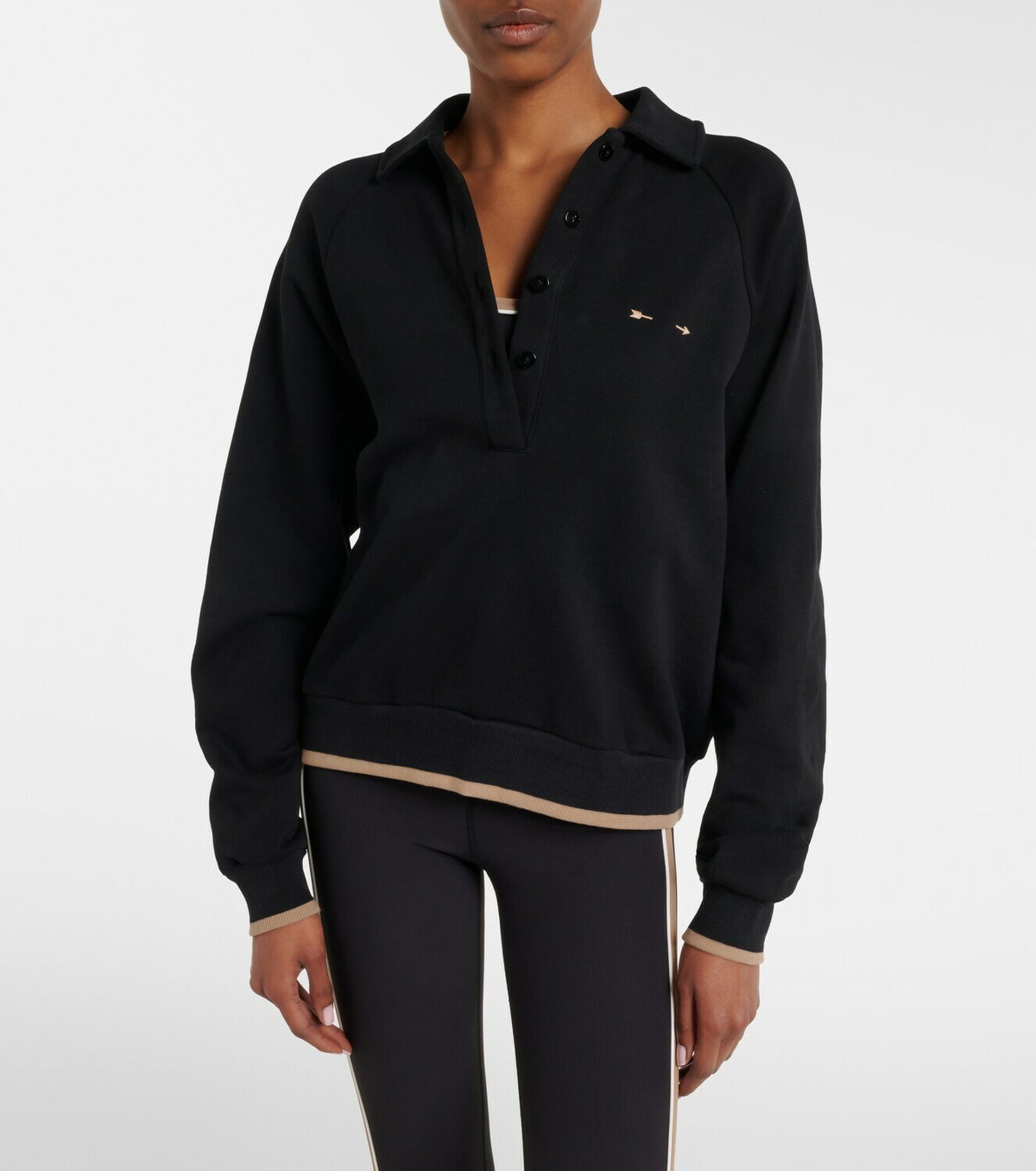 The Upside Collared Elle cotton polo shirt