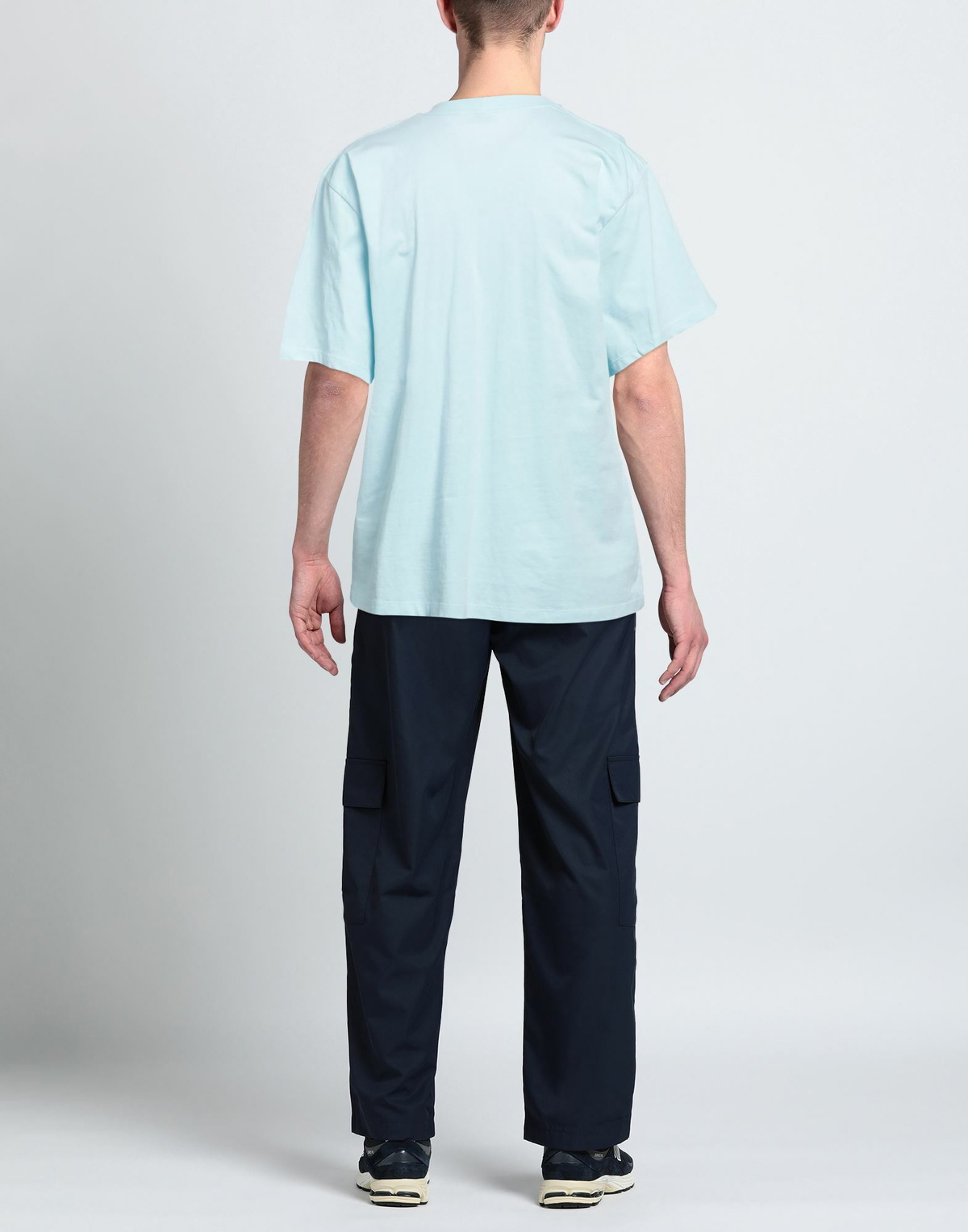 Sandro Mens T-shirt Sky in Blue