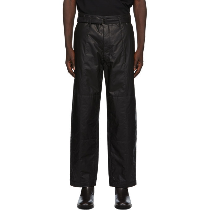 Photo: Lemaire Black Cotton Trousers