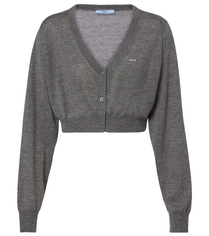 Photo: Prada Cropped cashmere cardigan