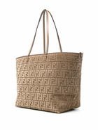 FENDI Brown Roll Large Tote Bag